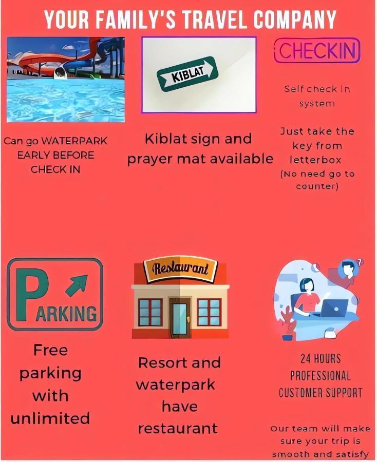 Paragon Water Themepark Suites Melaka By Ggm Bagian luar foto