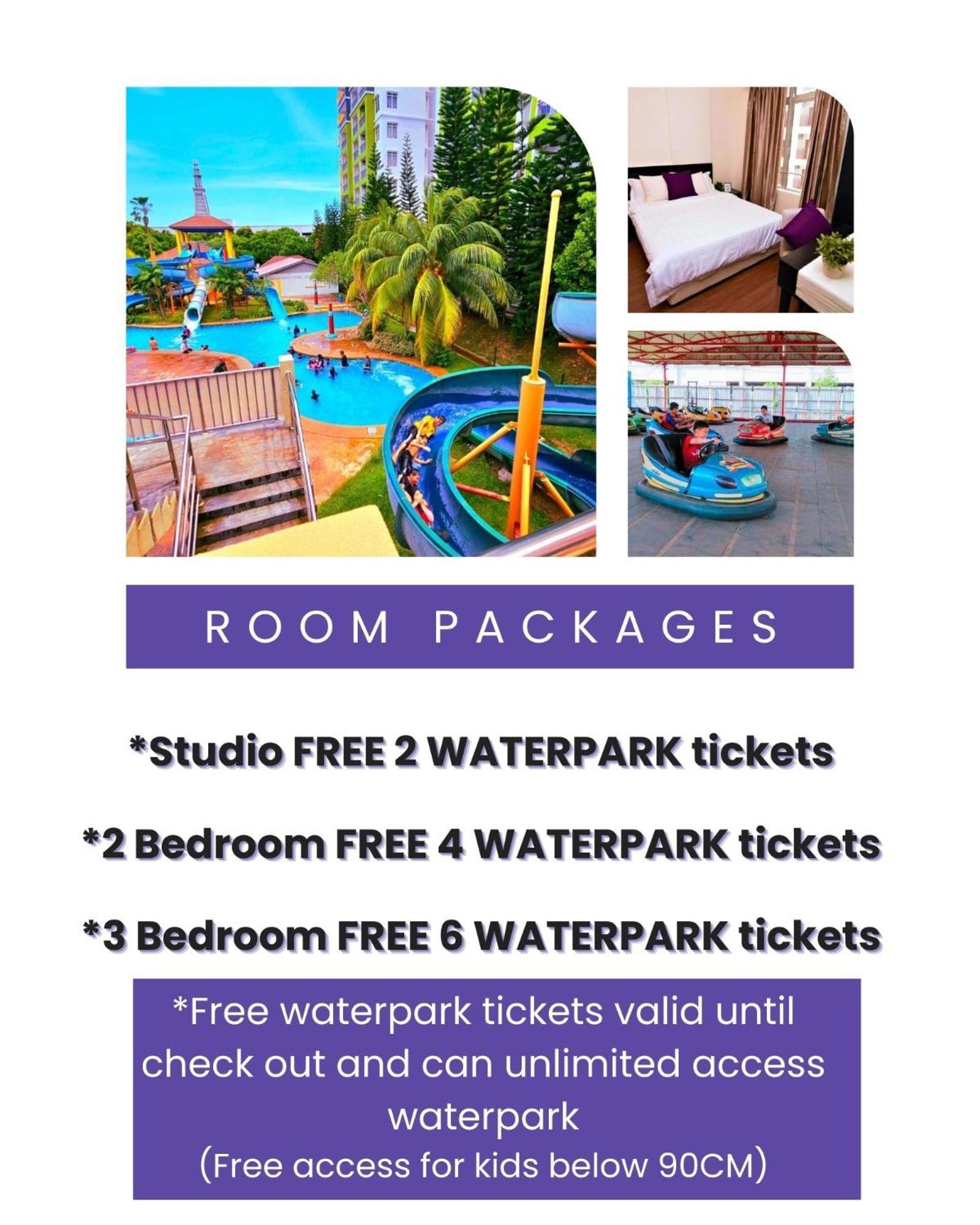 Paragon Water Themepark Suites Melaka By Ggm Bagian luar foto